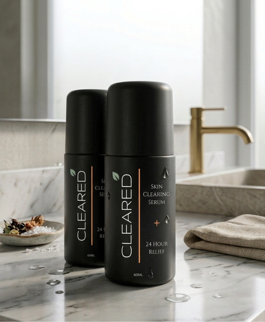 Cleared: Advanced Bump & Dark Spot Serum (Vitamin C & Tumeric Infused) (Black Edition) (2-Pack)