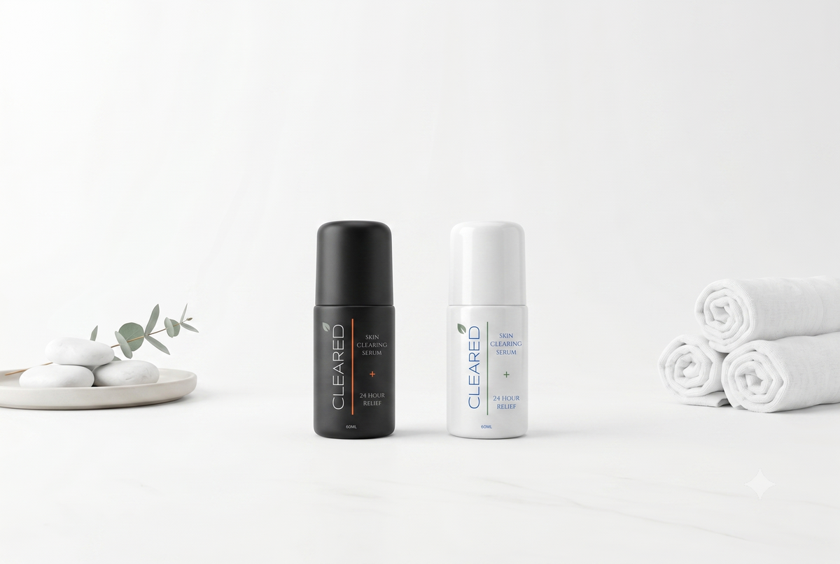 Cleared: Advanced Bump & Dark Spot Serum (Vitamin C & Tumeric Infused) (Black Edition) (2-Pack)